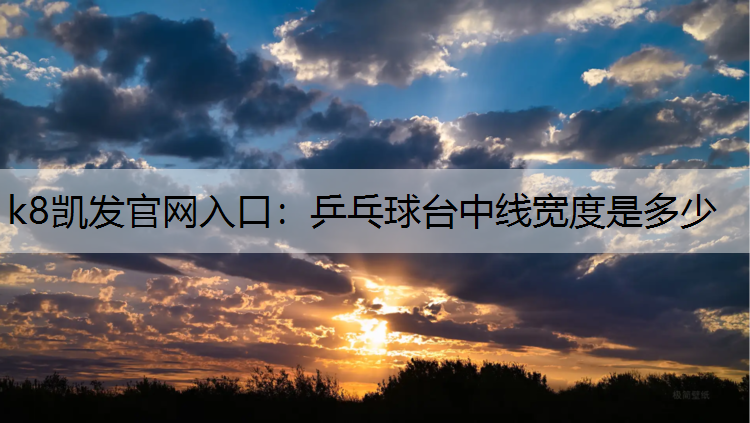 乒乓球台中线宽度是多少